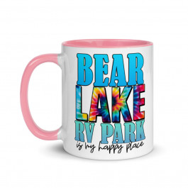 Bear Lake RV Park is My Happy Place Mugs with Color Inside