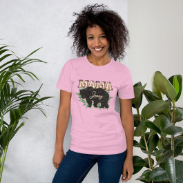 Personalized Mama Bear Short-Sleeve Unisex T-Shirt